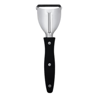 SNOKE® 2 in 1 Y Peeler , Peeler cutter , peeler for vegetables pack of 1 Silver color Blade with black color Strong Plastic Handle For Better Grip.