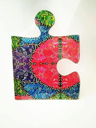 VIBGYORISE PUZZLE COASTER