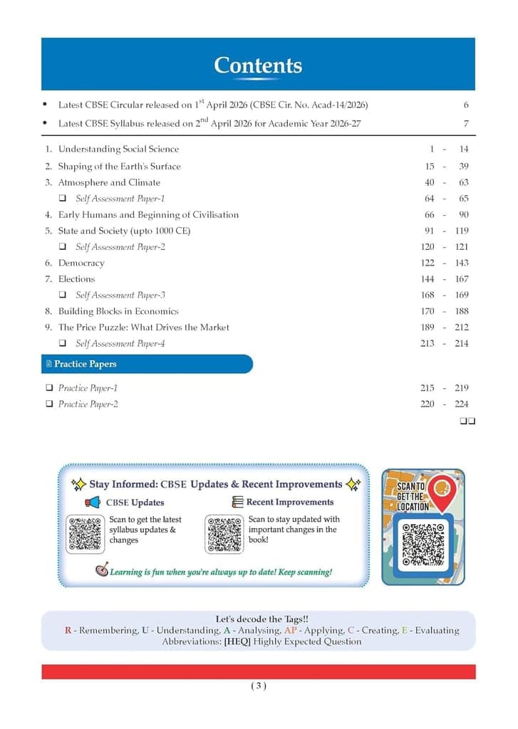 Oswaal CBSE Social Science Question Bank Chapter-wise & Topic-wise Class 9 | Based on new NCERT Textbook Understanding Society India and Beyond |Includes Competency-Based Question, Self-Assessment view 7