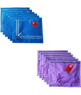 ADWITIYA Multi Saree Covers - 12 Pcs