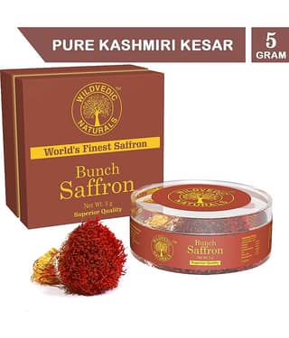 Wildvedic Naturals Pure Kashmiri Kesar / Saffron 5 Grams 5 gm