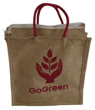 GoGreen Jute Bag - Eco-Friendly & Durable Tote