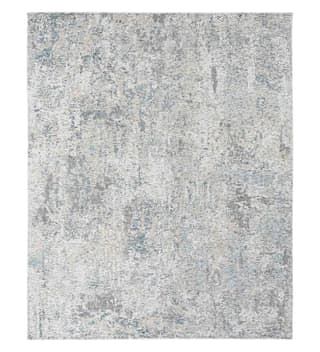 Neu Looms Handmade Viscose Wool Anti-Skid Rug for Bedroom, Living Room, Nursery, Dorm, Playroom & Reading Area (Size 6x9 Feet, Blue-Beige)