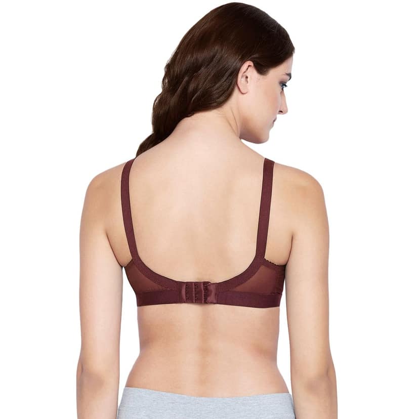 Bodycare 100% Cotton Lightly Padded Non wired Tshirt Bra-Pack of 3 view 4