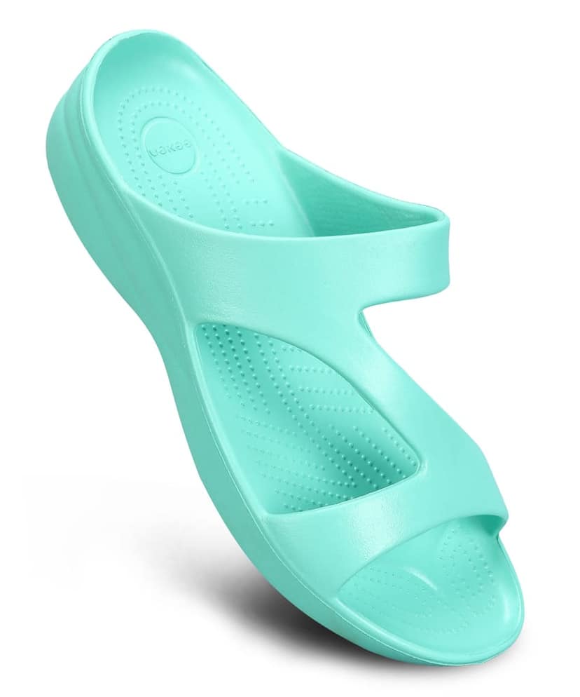 Paragon Women's Lightweight, Washable and Durable Blue Slippers for Everyday Use view 6