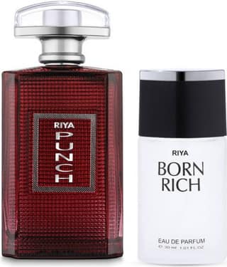 Riya Punch(100ml) & Born Rich(30ml) Eau De Parfum (EDP) For Men ( Pack of 2 )