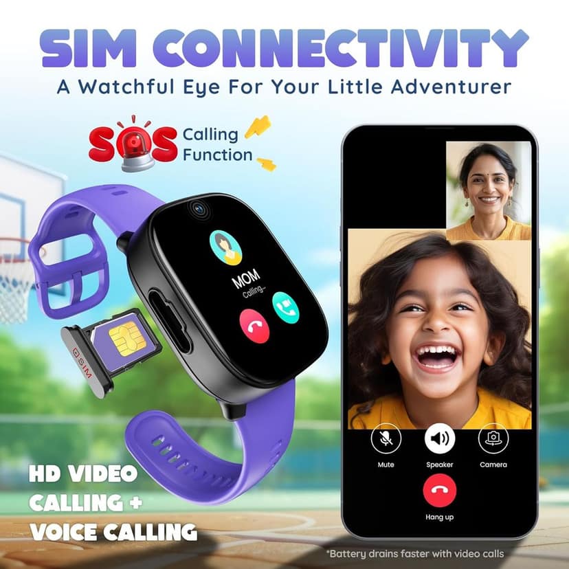 Pebble Junior 4G Kids Smartwatch view 5