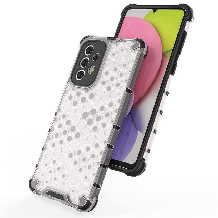 Faircost for Samsung Galaxy A33 5G Hybrid Shockproof Back Cover Hard Outside Soft Inside- (Polycabonate::Transparent) view 3