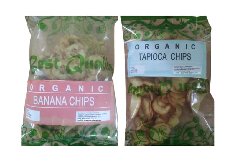 Meghalaya Turmeric Powder + Banana Chips + Tapioca Chips (Combo Pack) view 3