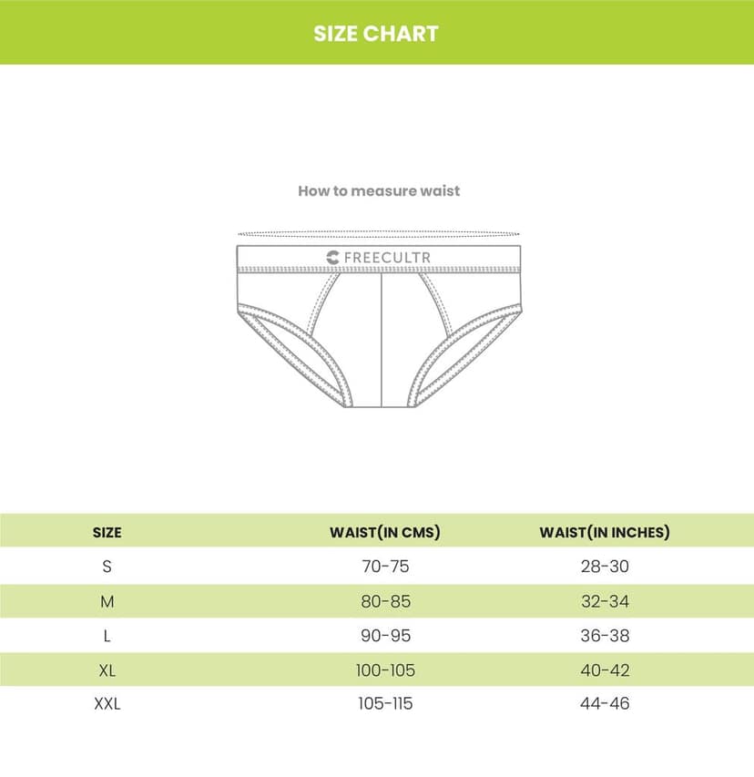 FREECULTR Men's Underwear | Micromodal Elastane Stretch Solid Brief with Ultrasoft Classic Waistband Black-L view 6
