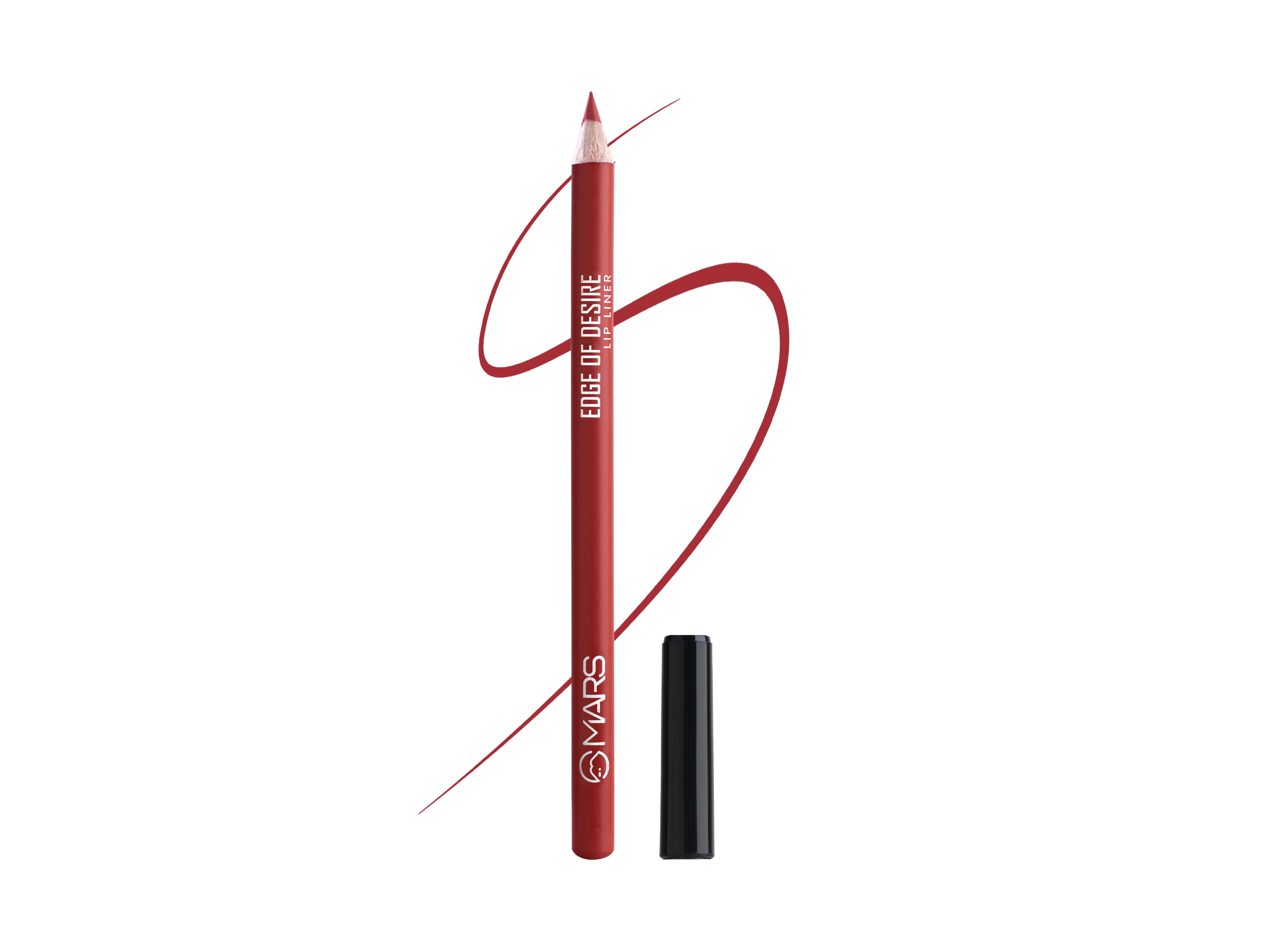 MARS Matte Lip Liner, One Swipe Smooth Application, Long Lasting Lip Pencil (1.4gm) - 07-MAGNETIC MAGENTA