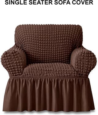Cortina 2 Seater Polyester Sofa Cover ( Pack of 1 )