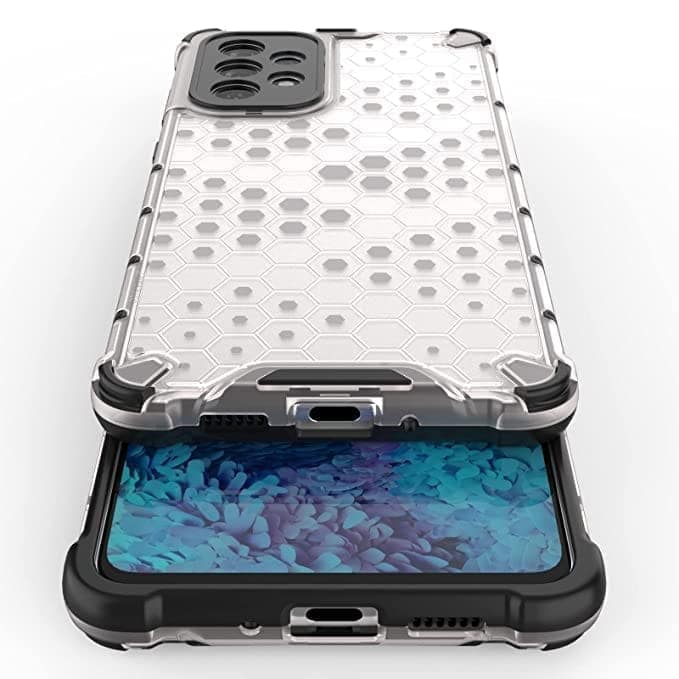 Faircost for Samsung Galaxy A73 5G Hybrid Shockproof Back Cover Hard Outside Soft Inside- (Polycabonate::Transparent) view 4