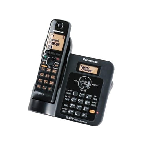 Panasonic KX-TG3811SX Landline Digital Gigarange Cordless Caller ID Phone view 2