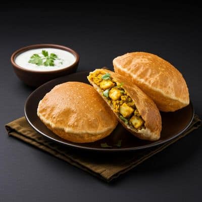 Stuffed Paneer Poori
