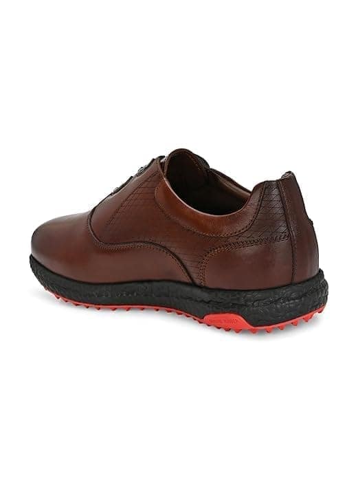 HITCARO Men Proffessional Leather Golf Shoes | Lace-Up | Phylon Sole |Waterproof | Comfortable | Breathable | Sports Shoes view 5