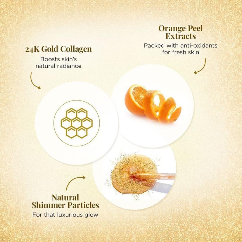 Everyuth Naturals Golden Glow 24K Gold Sheet Mask view 3