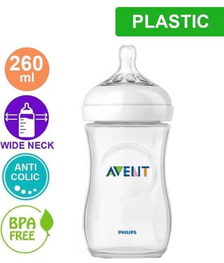 Philips Avent - Transparent 260 ml Feeding Bottle (Pack of 1)