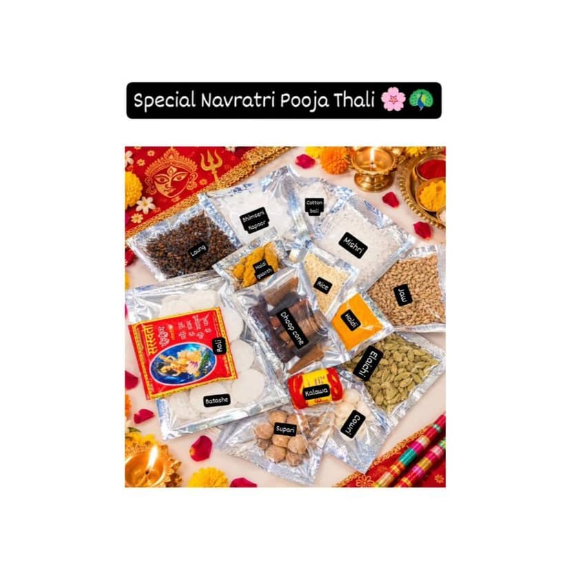 Special Navratri Pooja Thali Kit view 2