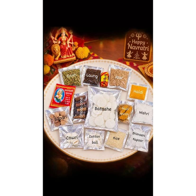 Special Navratri Pooja Thali Kit view 3