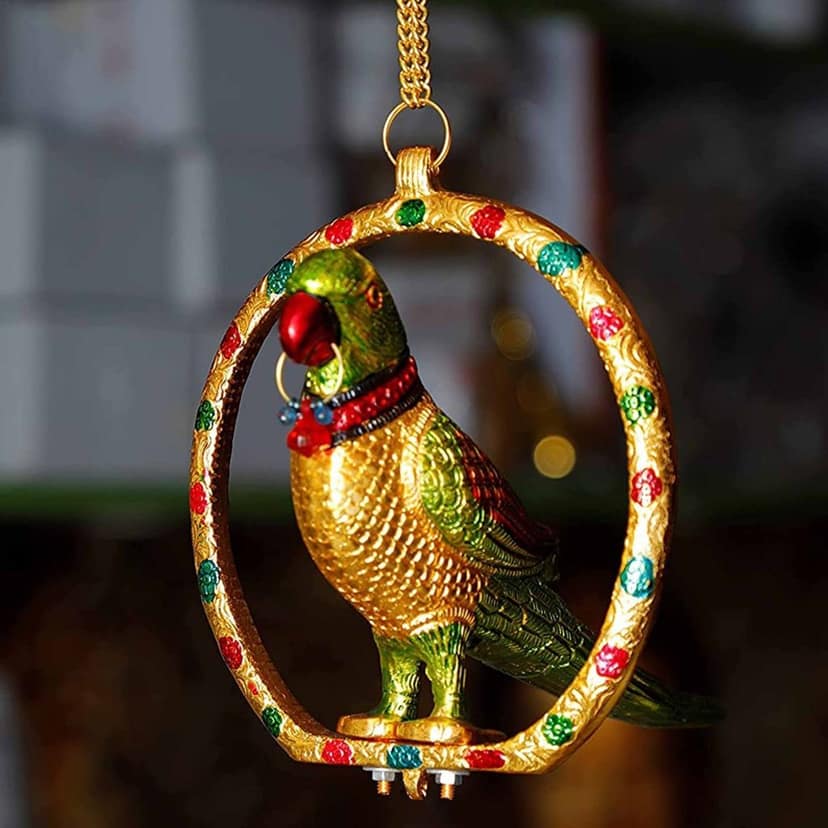 Aluminium Showpiece Wall Hanging Parrot Statue (ASMAS207 D)