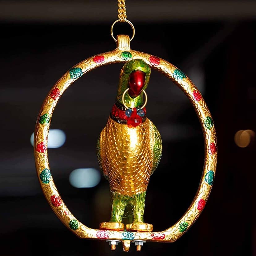 Aluminium Showpiece Wall Hanging Parrot Statue (ASMAS207 D) view 2