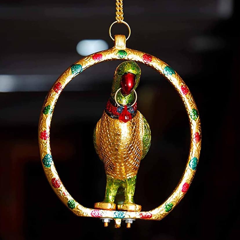 Aluminium Showpiece Wall Hanging Parrot Statue (ASMAS207 D) view 4