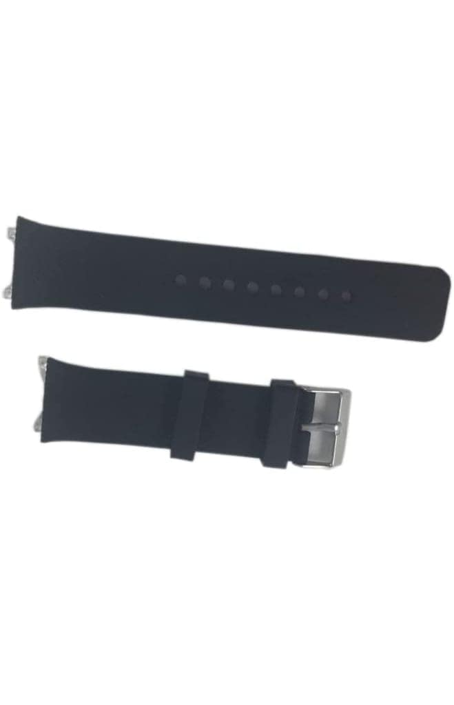 Smart watch Replacement DZ09 band made of silcone strap Steel Buckle (Black Colour) view 5