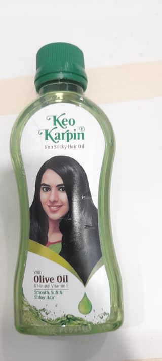 Keo karpin non sticky hair oil with olive oil natural vitamin E