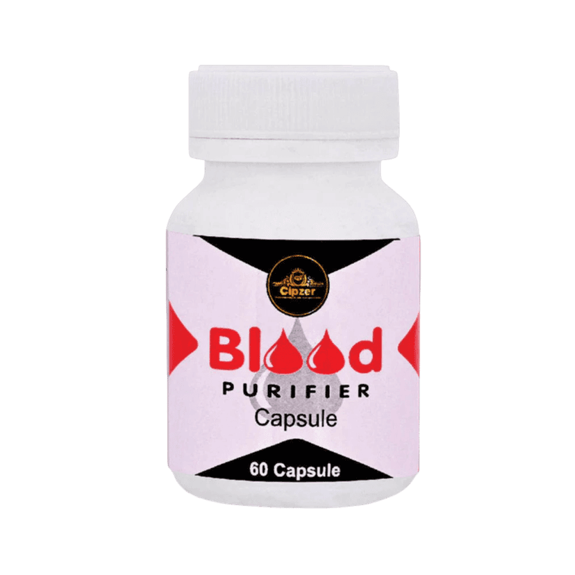 Cipzer Blood Purifier (60 Capsules): Cleansing Detox, Acne Control, & Radiant, Clear Skin