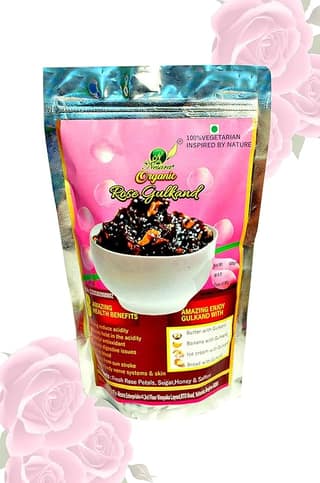 Nesara Natural Sun Cooked Rose Gulkand, 250 gm