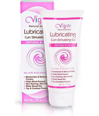 Vigini Vag-inal Lubrication, Massage Lubricating Gel Personal Lubricant Gel Free 100 g