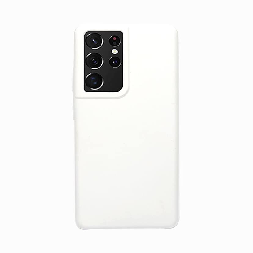 LIRAMARK Liquid Silicone Soft Back Cover Case for Samsung Galaxy S21 Ultra