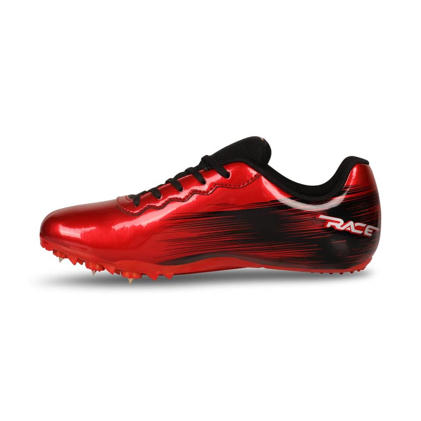 AIVIN Unisex Red and Black Spikes Athletic Track and Field Shoes view 6