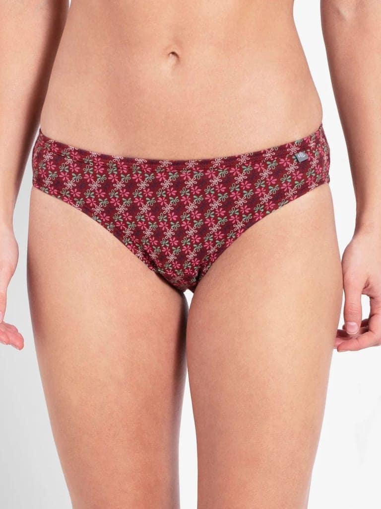 Jockey 1410 Bikini Printed Panties Pack of 3 view 4