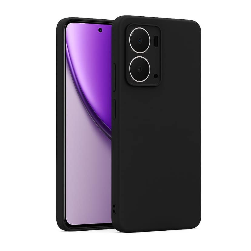 V3Deals Realme P3 5G Back Cover | Shockproof Matte Silicone Case | Camera Bump Protection | Soft Rubberised Slim Mobile Cover for Realme P3