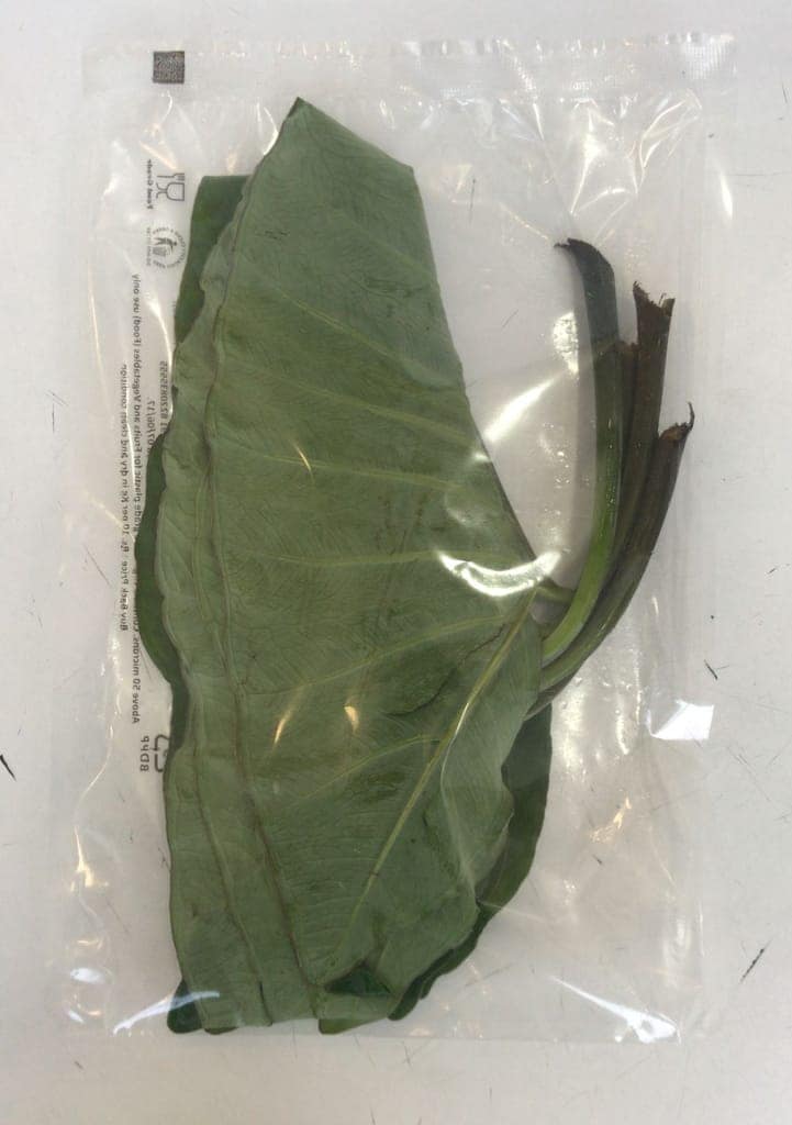Alu Leaves (Taro Leaves) view 2