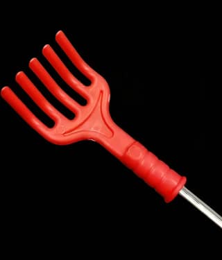 Adjustable Portable Foldable Extendable Back Scratcher, Metal Stainless Hand Stick Tool (Pack of 1)