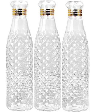Kitchen4U - Transparent Fridge Water Bottle 1000 mL ( Set of 3 )
