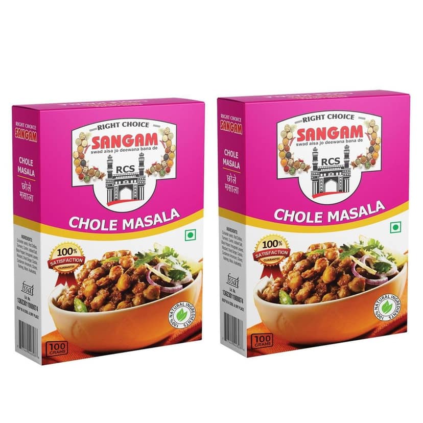 Right Choice Sangam Masala 100% Natural Powder with No Preservatives Colours Added (100 gm Pack of 2) (200 gram) view 9