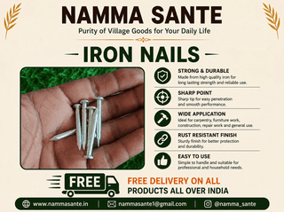 Heavy Duty Steel Concrete Nails 1.5 Inch | 1.5 Inch Concrete Nails | Hardened Steel Nails | Hard Wall Nails | Concrete Wall & Beam Nails