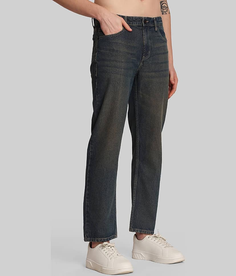 Bene Kleed Relaxed Solid Men's Jeans - Blue ( Pack of 1 ) view 4