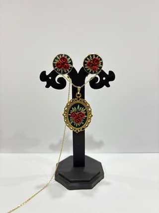 VINTAGE ROSE SET (RED)
