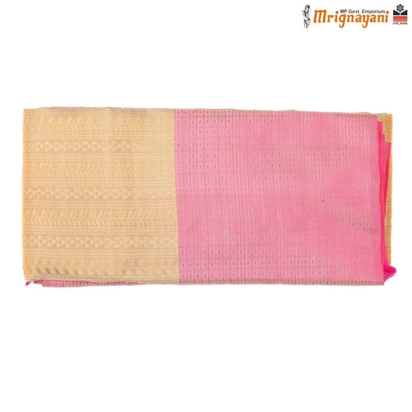 HANDLOOM KANCHIPURAM SILK SAREE WITH BLOUSE (SKU - 3N0131070622, SAREE-1132) view 5