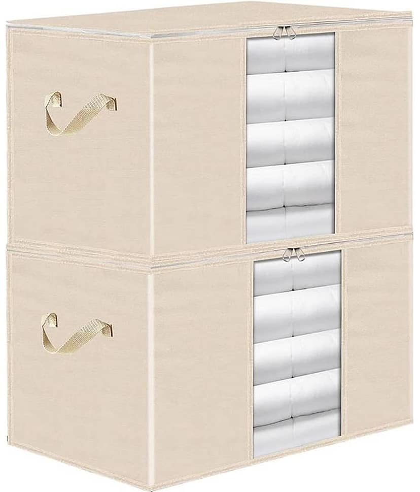 Non-Woven Saree Cover / Cloth Storage & Organizer ( Pack of 2 )