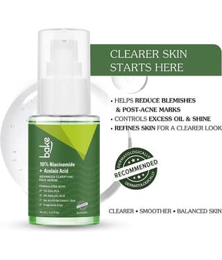 BAKE Face Serum Niacinamide Acne Removal For Combination Skin ( Pack of 1 )