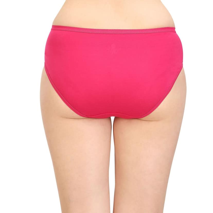 Bodycare women's combed cotton assorted Hipster Panty Pack of 3 ( 2D-D ) view 4