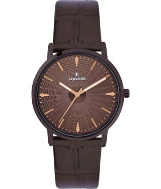 LOGUES WATCHES Analog Brown Dial Men'S Watch | G E 905 Cl-05 | 3 ATM Water Resistant