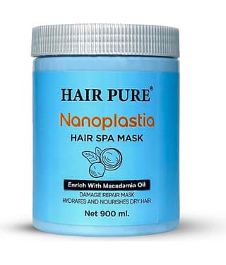 Hair Pure Nanoplastia Hair SPA Mask , Deep Nourishment & Smoothing Treatment ,900 ml (Pack of 1)