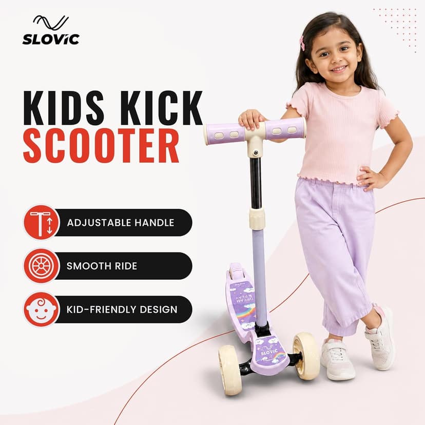 Slovic Dream Dash Kick Scooter - Purple view 4